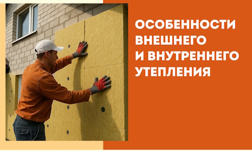 Какие особенности внешнего и внутреннего утепления в Темрюке