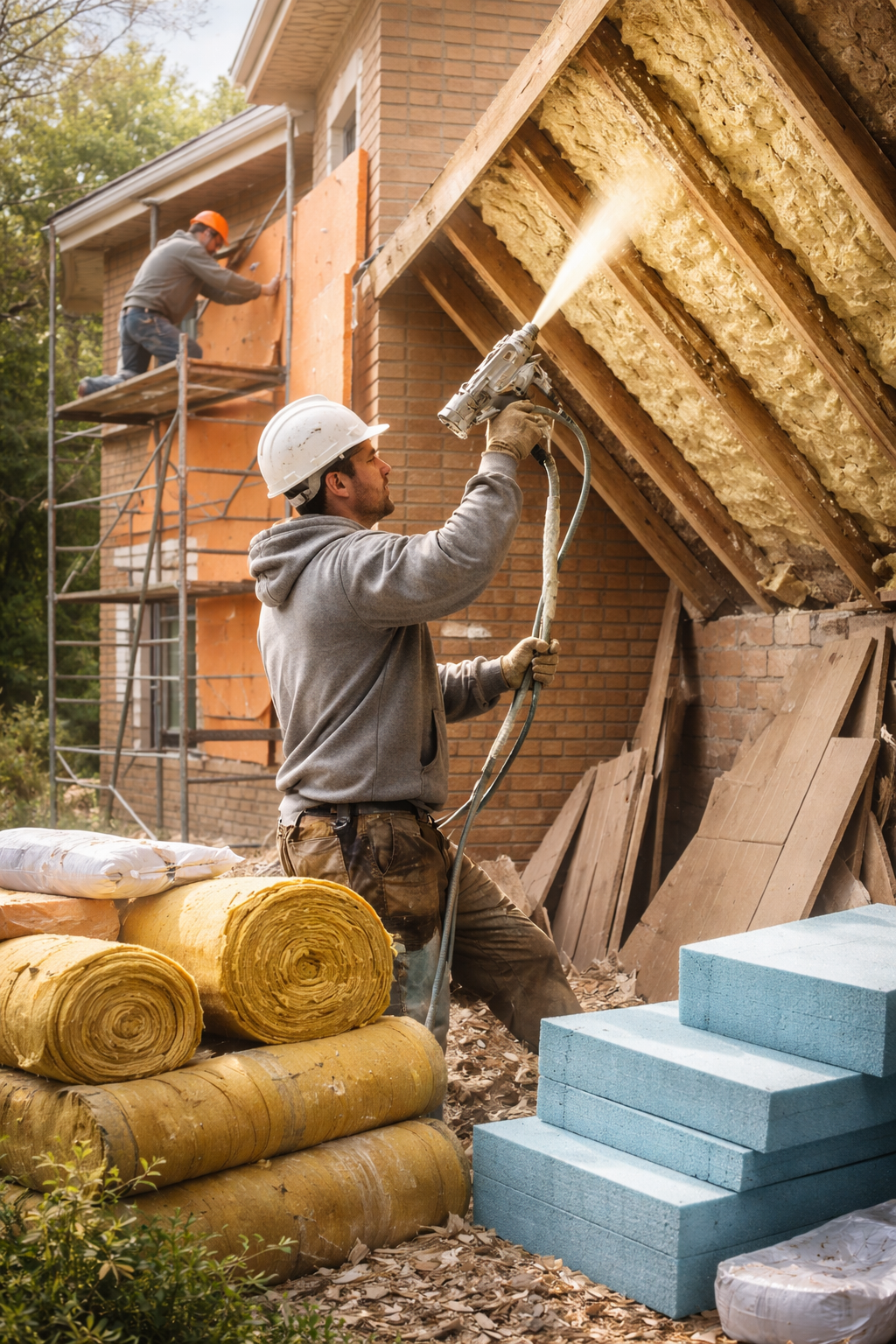 Утепление домов в Темрюке под ключ от 4323 руб/м2 | Профессионально — ТепломастерТмр