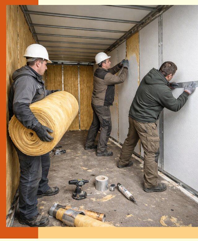 Утепление рефрижераторного контейнера в Темрюке профессионально и надежно