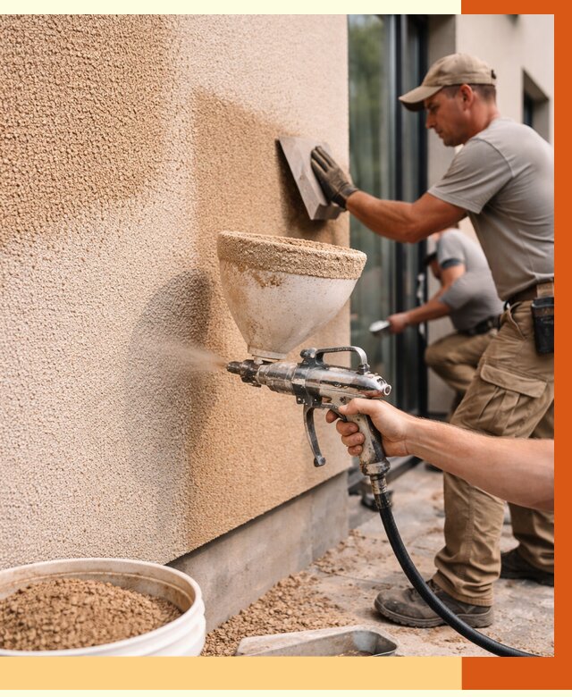 Утепление фасада жидкой пробкой в Темрюке от 4941 руб./м² под ключ | ТепломастерТмр