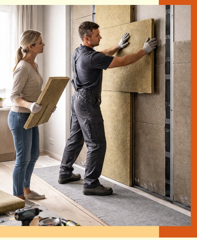 Профессиональная шумоизоляция квартиры в Темрюке от 7720 руб. за м2 | ТепломастерТмр