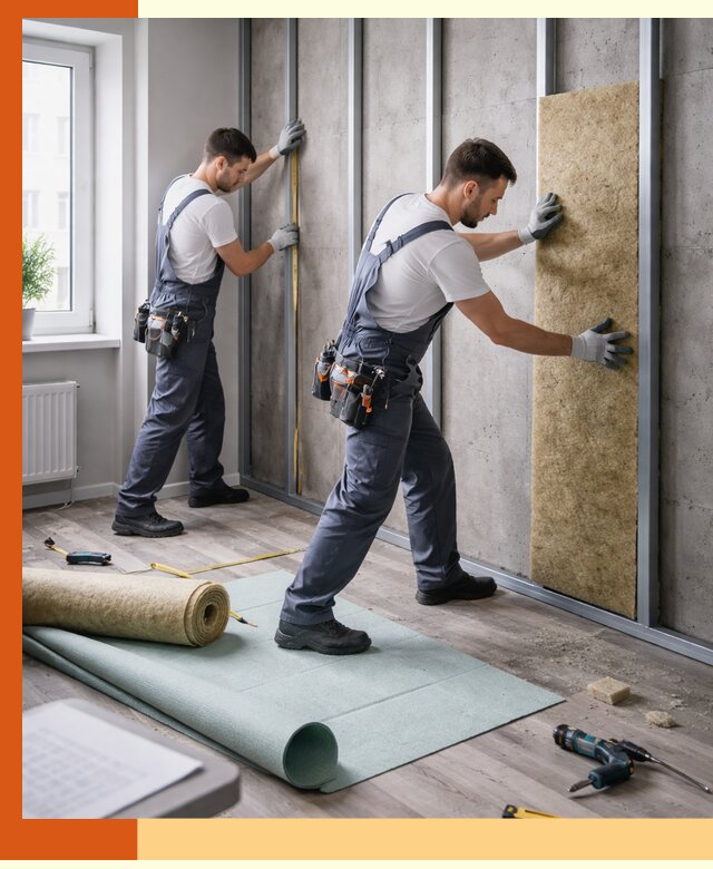 Шумоизоляция квартиры под ключ в Темрюке — профессионально и гарантированно