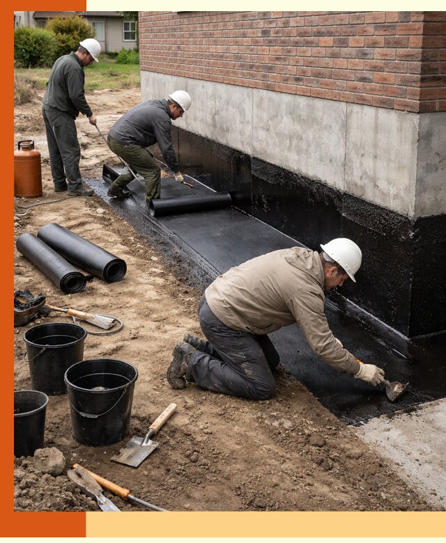 Гидроизоляция фундамента в Темрюке: надежная защита строений